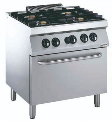 PRO 700 GAS FORNUIS 4 BR. MET GAS OVEN