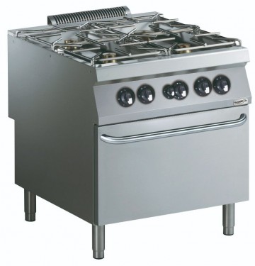 PRO 900 GAS FORNUIS 4 BR. MET GASOVEN