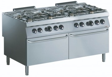 PRO 900 GAS FORNUIS 8 BR. MET 2 GASOVENS