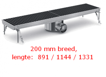 200 mm vloerput afvoergoot