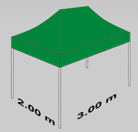 2000x3000mm tent