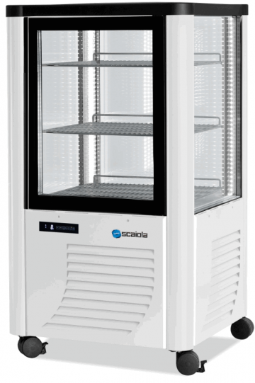 230 f scaiola gebaks koelvitrine wit