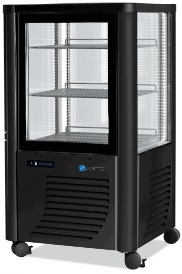 230 f scaiola gebaks koelvitrine zwart