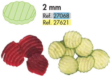 27068   27621 2  mm gegolfde schijfjes