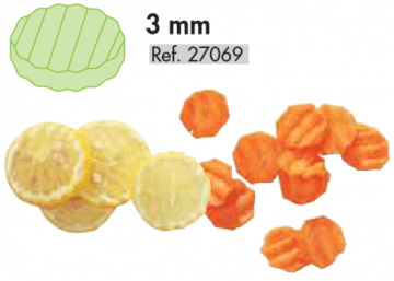 27069 3 mm gegolfde schijfjes