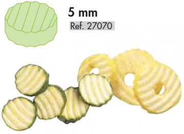 27070 5 mm gegolfde schijfjes