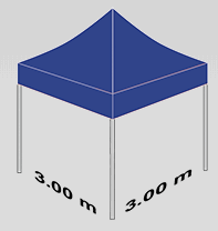 3000x3000mm tent 0