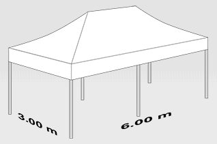 3000x6000 mm tent 0