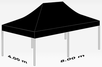 4000x8000mm tent