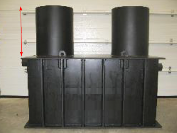 7 liter per seconden ondergrondse vetafscheider