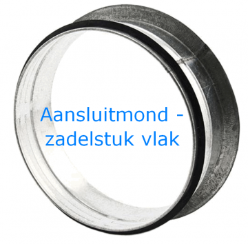 Aansluitmond   zadelstuk vlak