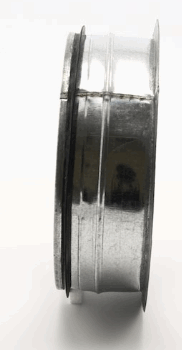 Aansluitmond zijaanzicht