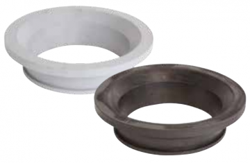 Afvalgat 250 mm rubber