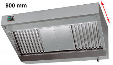 Afzuigkap 900 mm compleet