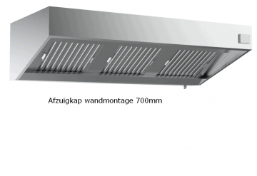 Afzuigkap wandmontage 700mm