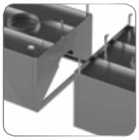 Afzuigkappen zijn koppelbaar aan elkaar 0