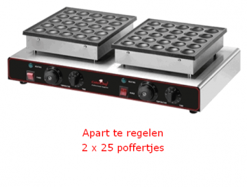 Apart te regelen 2 x 25 poffertjes