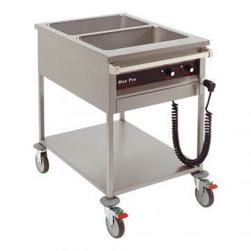 Bain marie wagen gn1 1x2 200mm spiraal