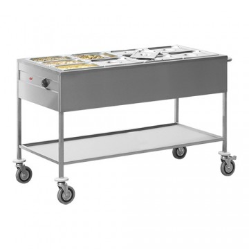 Bain marie wagen gn4 1x1 200mm