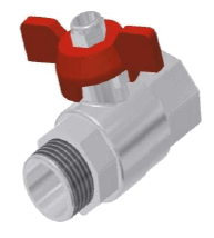 Ball valve t handle 1 2mf
