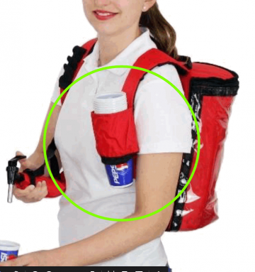 Bekerhouder aan schouderband