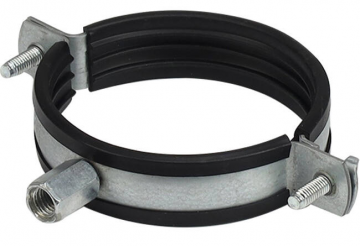 Beugel met rubber voor spirobuis