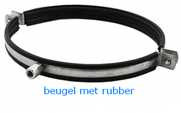 Beugel met rubber