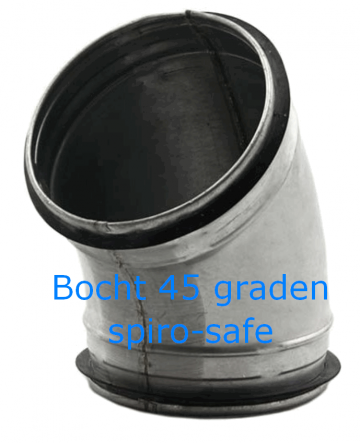 Bocht 45 graden spiro safe
