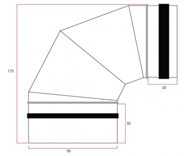 Bocht 90 graden spiro safe 2