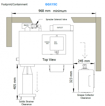Bovenaanzicht ggx15c