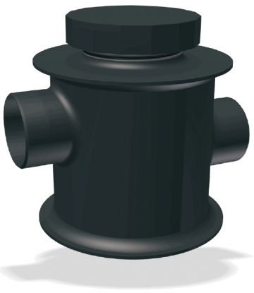 Bovengrondse inspectieput kunstof pe