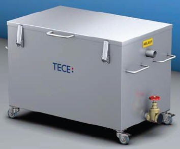 Bovengrondse tece vetafscheider van rvs staal