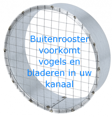 Buitenrooster vlak