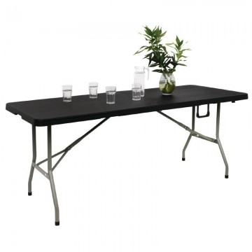 Cb518 inklapbare tafel zwart 183cm bolero gcb518  2