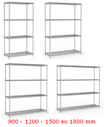 Chroom stellingen overzicht