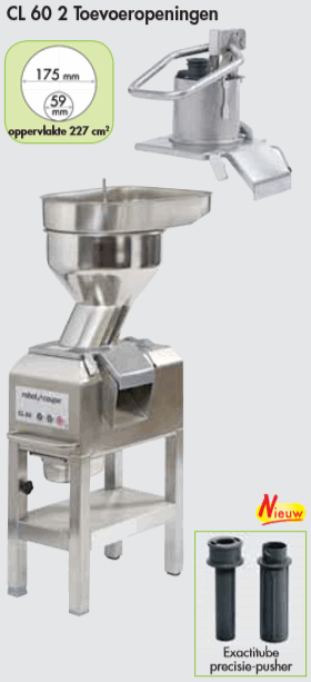 Cl60 2 toevoeropeningen