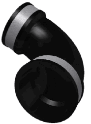 Coupling elbow  63mm