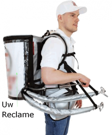 Drankrugzak 2 x 11 liter voor bier en koolzuur