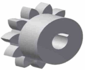 Drive sprocket plastic