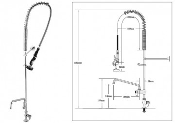 Eu 1dp12 h594004 handspoeldouche koud water
