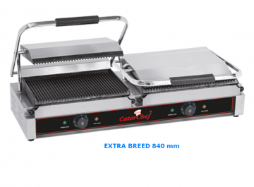 Extra breede contactgrill  dubbel uitgevoerd