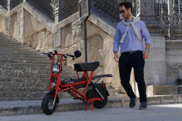 Folding electric moped r70 6