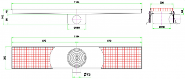 G0750130 vloergoot tekening