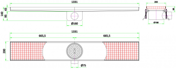 G0750135 vloergoot tekening