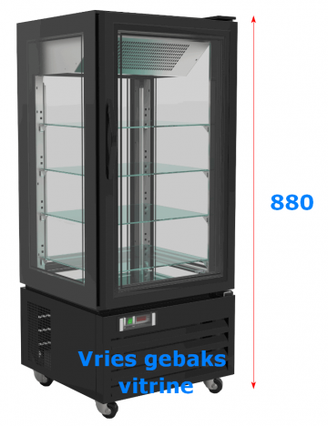 G4500850 gebaks vriesvitrine