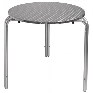 Gcg836 bolero ronde rvs bistrotafel 70cm