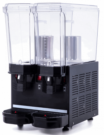 Gekoelde dranken dispenser 20 liter dubbel