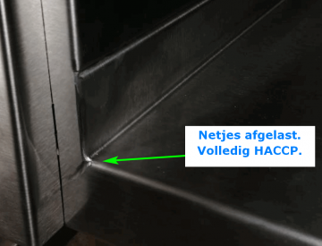 Gemonteerd middels lassen 0