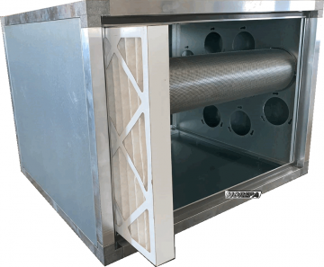 Geurfilter met paneel en koolstoffilter