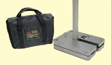 Gewichten voetgewicht en draagtas